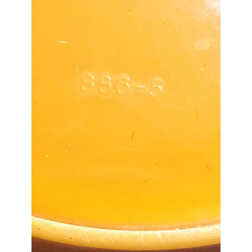 Vintage Tupperware Yellow Servalier Container 886-5